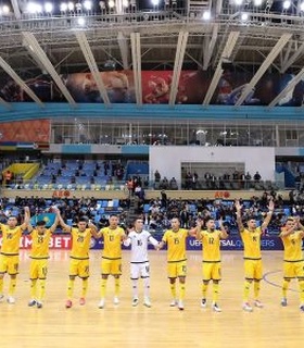 Казахстан стал лучшей командой Европы в отборе на ЧМ-2024 по футзалу