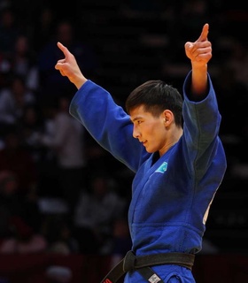 Нурканат Серикбаев завоевал золотую медаль на Grand Slam по дзюдо в Тбилиси