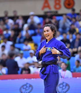 Абиба Абужакынова вышла в полуфинал GRAND SLAM по дзюдо в Турции
