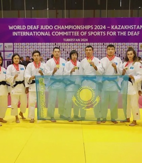  Сборная Казахстана по сурдо дзюдо завоевала 13 медалей на чемпионате мира 