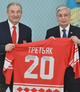 Қасым-Жомарт Тоқаев Ресей хоккей презиеднтімен басшысымен кездесті