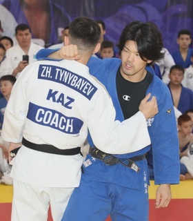 Двукратный Олимпийский чемпион по дзюдо Оно Шохей провел мастер-класс в Казахстане