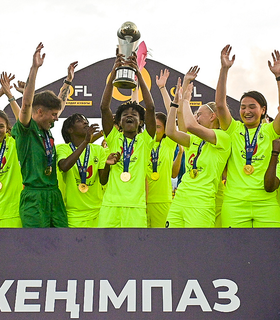 В Шымкенте завершился Кубок Республики Казахстан по футболу сезона среди женских команд