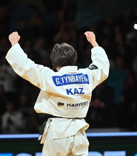 Дзюдоистка Галия Тынбаева завоевала золотую медаль Grand Slam в Астане