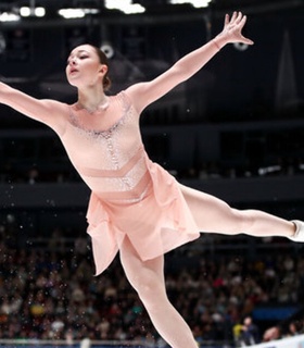 Софья Самоделкина заняла второе место в короткой программе на летнем чемпионате Казахстана