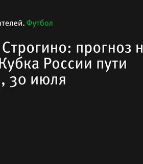 Прогноз на матч 1 раунда Кубка России: «2Dtrots» – «Строгино»