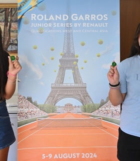 Казахстанцы узнали соперников на турнире Roland Garros Junior Series by Renault Qualifications West and Central Asia