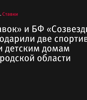 «Лига Ставок» и БФ «Созвездие Добра» подарили спортивные площадки детским домам в Нижегородской области