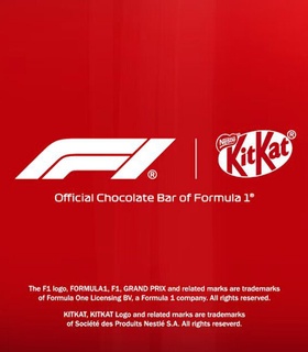 KitKat станет официальным шоколадом «Формулы-1» благодаря новому спонсорскому соглашению