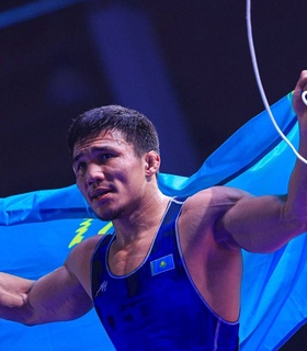 Нуркожа Кайпанов принес Казахстану золотую медаль чемпионата Азии по вольной борьбе