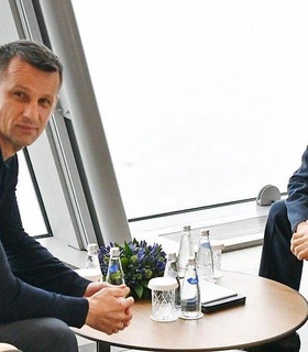Сергей Семак и Алексей Миллер обсудили подготовку к новому сезону