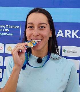 Российская триатлонистка Диана Исакова одержала победу на этапе Кубка мира в Марокко