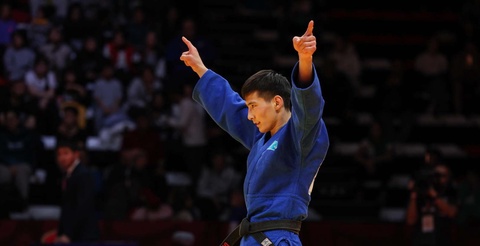 Нурканат Серикбаев завоевал золотую медаль на Grand Slam по дзюдо в Тбилиси
