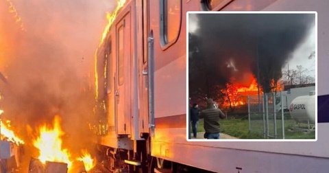 В Польше эвакуированы около 1000 человек после возгорания двух поездов В Польше эвакуированы около 1000 человек после возгорания двух поездов