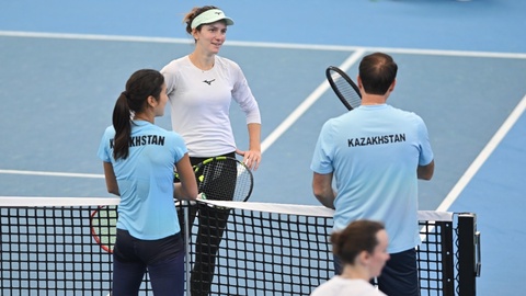 Сборная Казахстана в преддверии квалификации Billie Jean King Cup Сборная Казахстана в преддверии квалификации Billie Jean King Cup