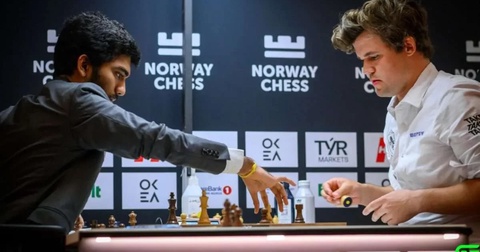 Заключительный тур турнира Norway Chess: Карлсен сразится с Эригайси, Каруана встретится с Гукешем, Вэй И против Накамуры Заключительный тур турнира Norway Chess: Карлсен сразится с Эригайси, Каруана встретится с Гукешем, Вэй И против Накамуры