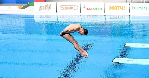 Никита Шлейхер и Юлия Тимошинина завоевали золото на чемпионате России по прыжкам в воду