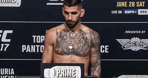 Результаты взвешивания UFC 317: Топурия, Оливейра и Царукян соответствуют весовой категории Результаты взвешивания UFC 317: Топурия, Оливейра и Царукян соответствуют весовой категории