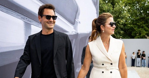 Роджер Федерер посетил показ Dior на парижской неделе моды Роджер Федерер посетил показ Dior на парижской неделе моды