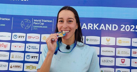 Российская триатлонистка Диана Исакова одержала победу на этапе Кубка мира в Марокко Российская триатлонистка Диана Исакова одержала победу на этапе Кубка мира в Марокко