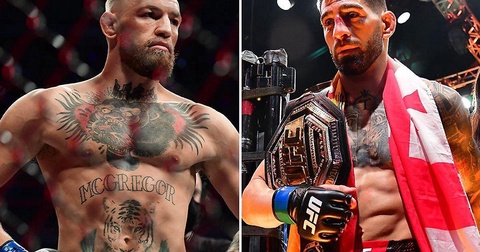 Конор Макгрегор поздравил Илию Топурию с титулом UFC в легкой категории Конор Макгрегор поздравил Илию Топурию с титулом UFC в легкой категории